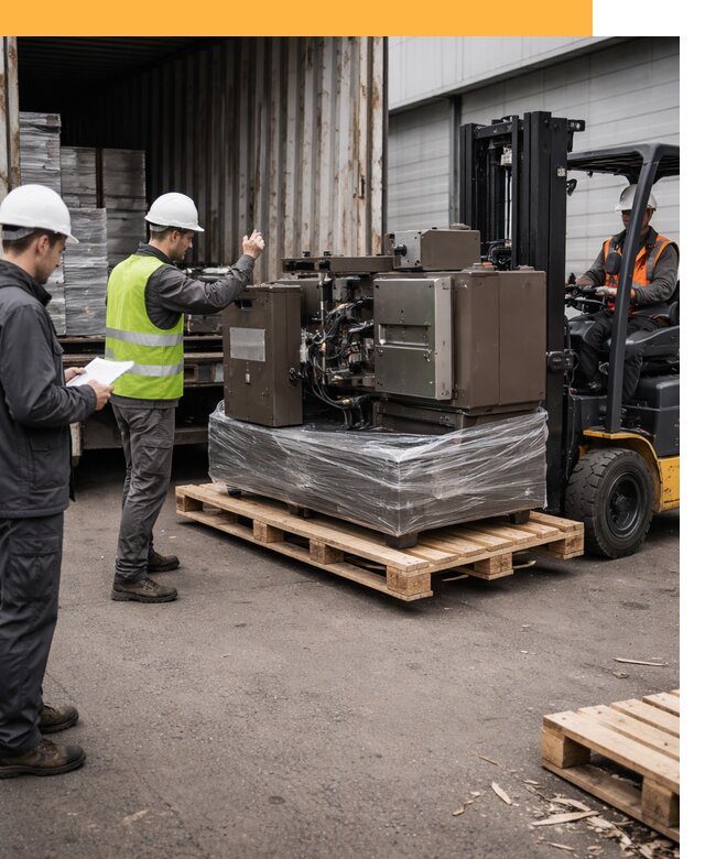 Доставка промышленного оборудования из Европы от 45837