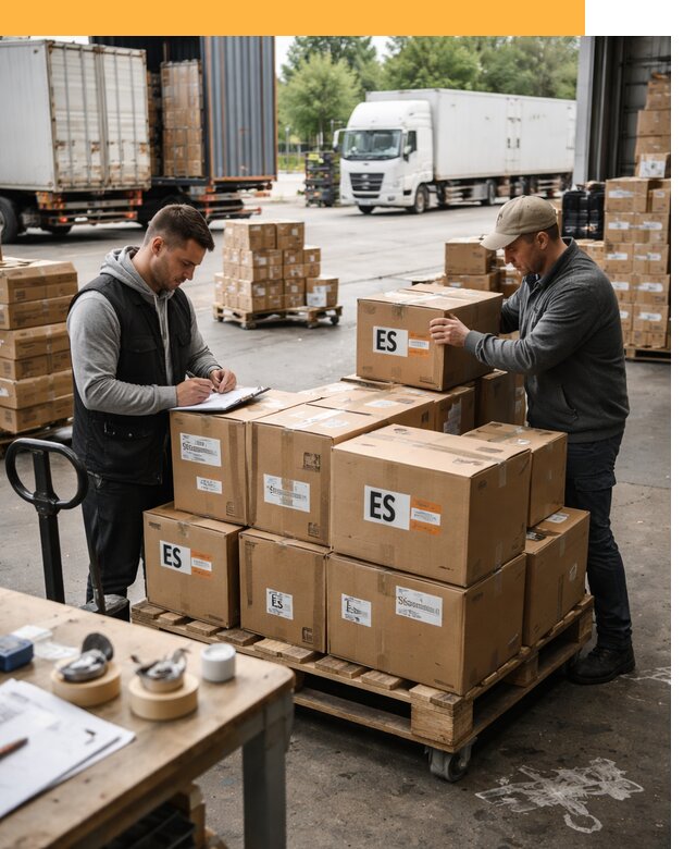 Доставка грузов в Испанию автотранспортом от 35651 руб