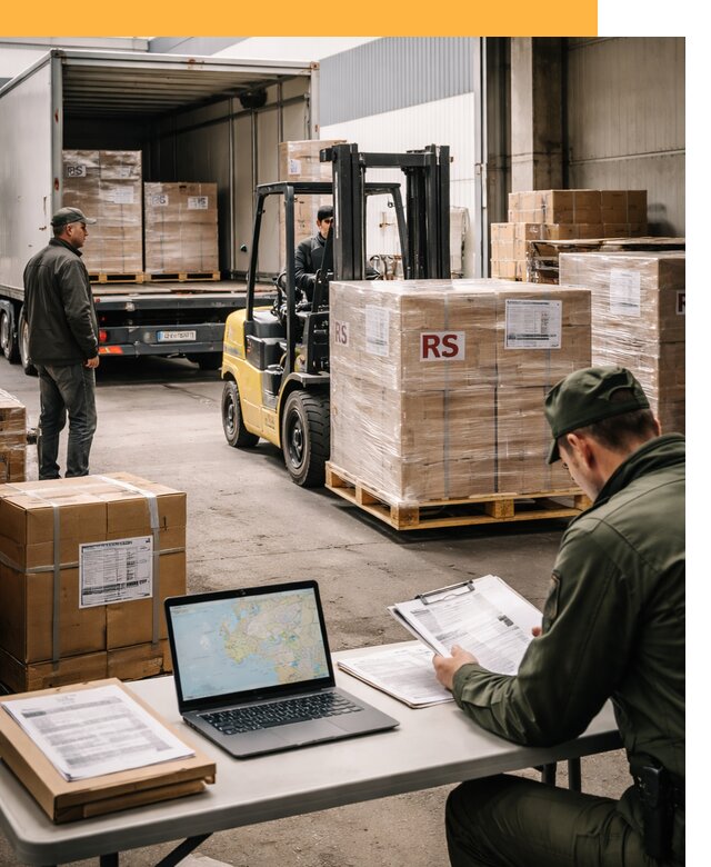 Доставка грузов в Сербию от 45837 руб, международные перевозки