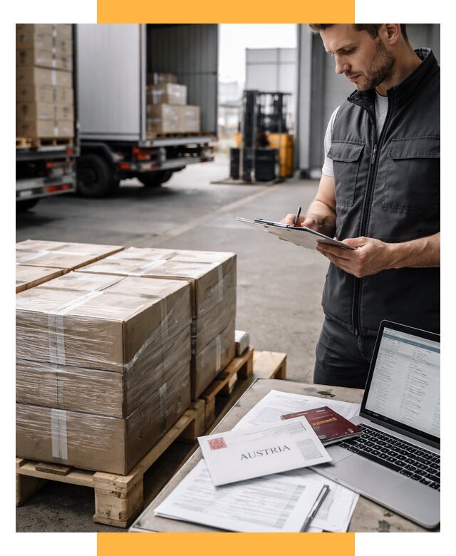 Доставка в Австрию от 66209 р. Логистика и экспорт СетСервис-Нга