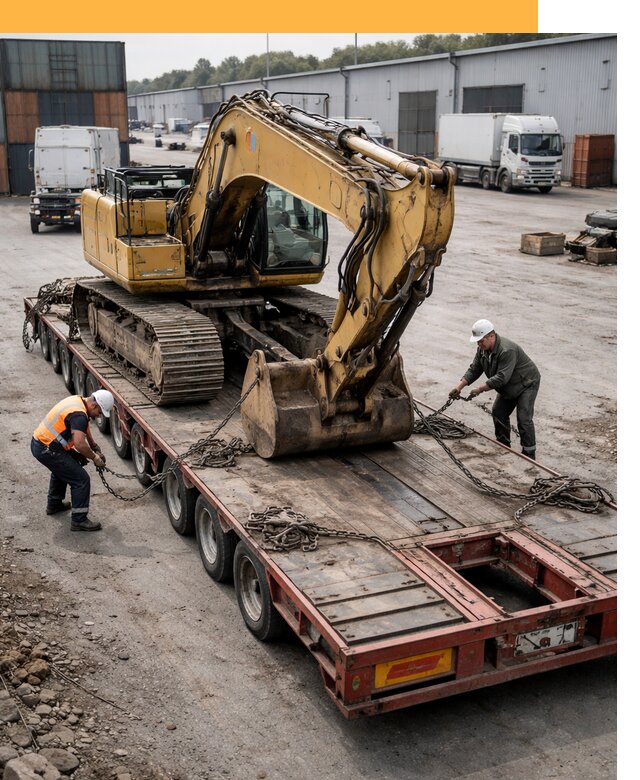 Перевозка спецтехники по России и миру от 45837 руб