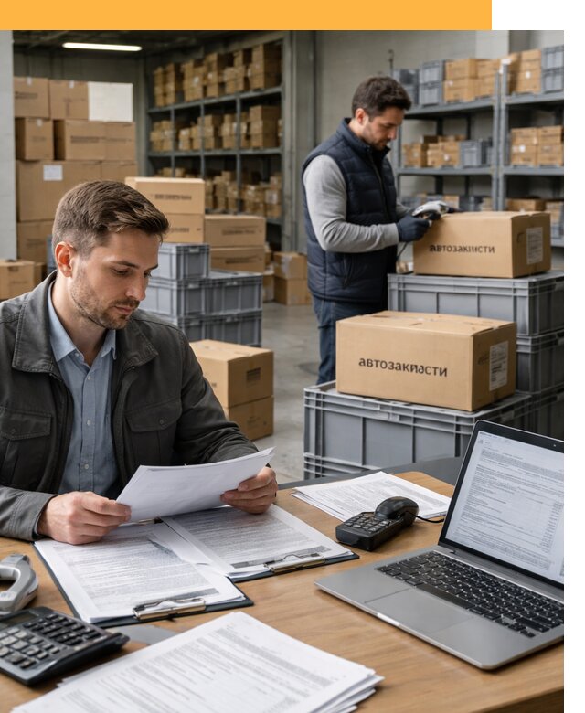 Таможенное оформление автозапчастей по выгодным тарифам от 8658