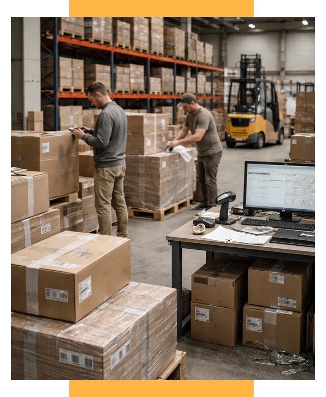 Склад консолидации в Европе от 6621 р., услуги СетСервис-Нга