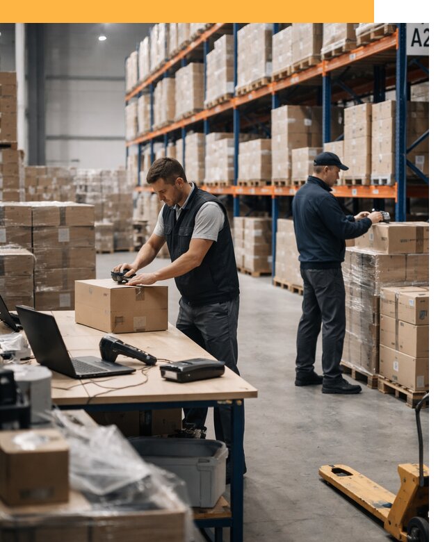 Склад консолидации в Европе: хранение, сортировка от 6621